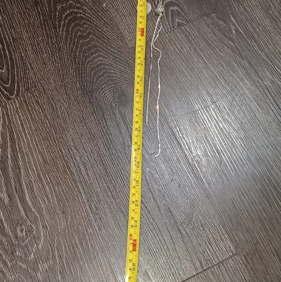 NWT Akira Sparkly Rhinostone Long Necklace with A Knot Detail - Picture 10 of 13